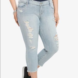 Torrid Distressed Skinny Jean